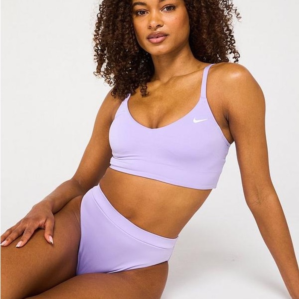 Nike Lilac Two-Piece Swim Set